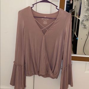 American Eagle Pink Long Sleeve